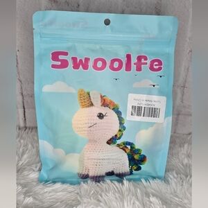 Crochet Kit for Beginners Unicorn SWOOLFE